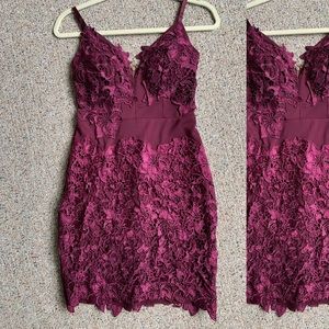 Plum Cocktail Dress